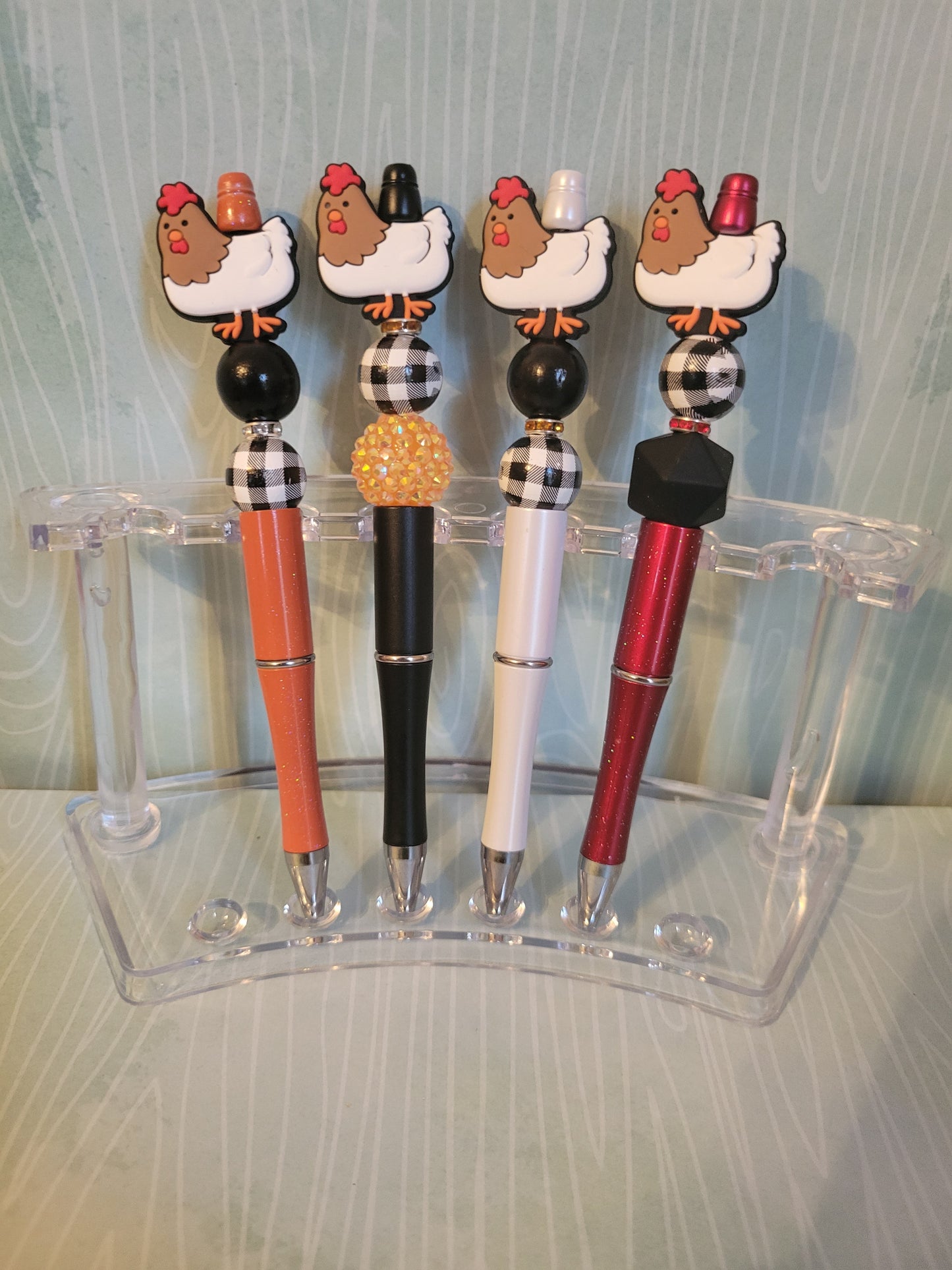 Chicken Beaded Pens