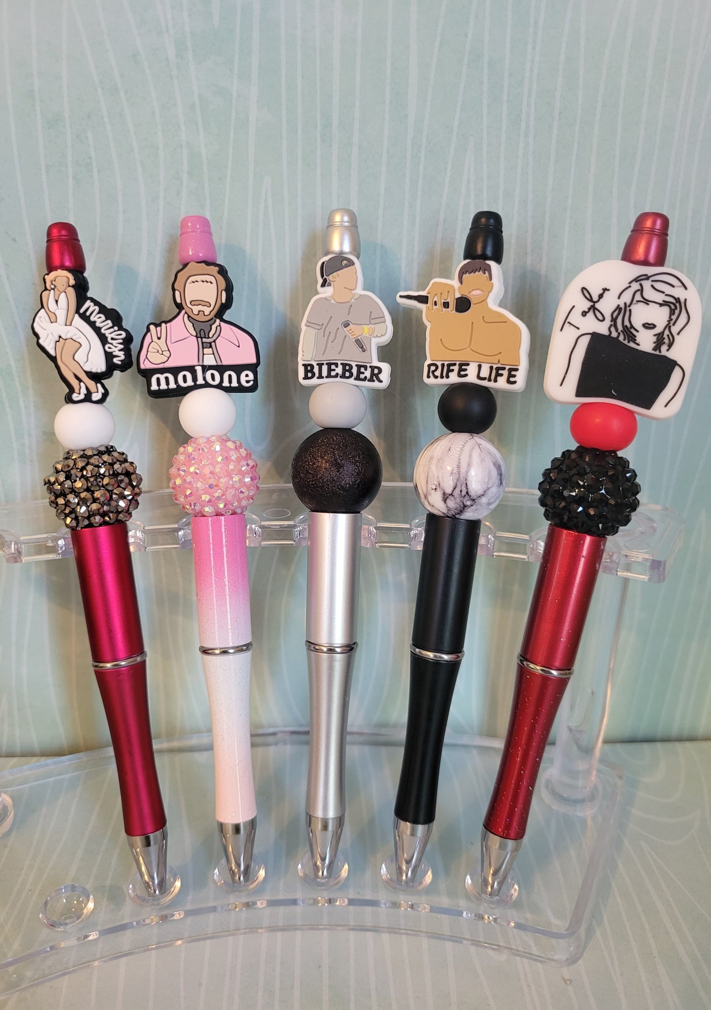 Celebrity Beaded Pens