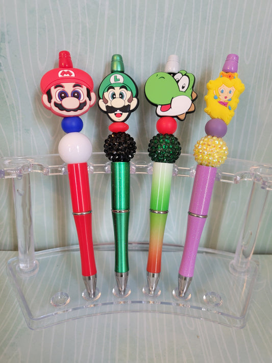 Gaming Character Beaded Pens