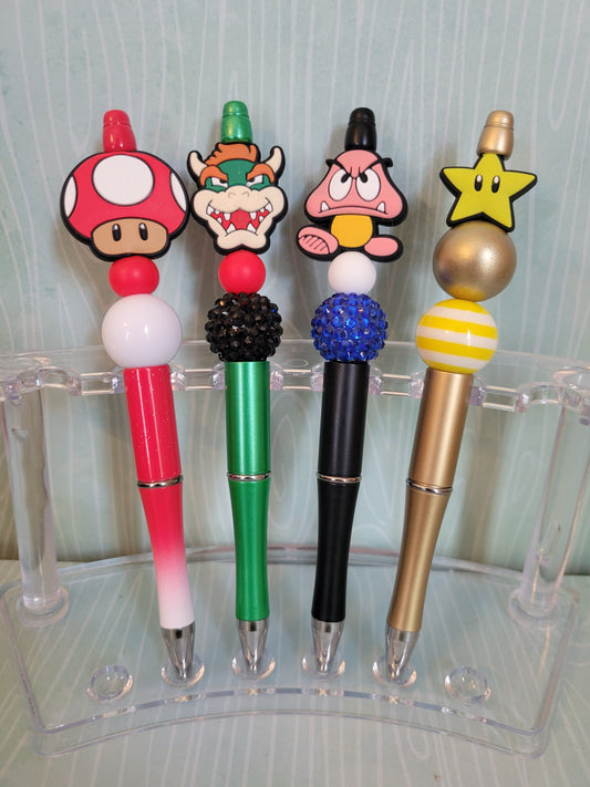 Gaming Character Beaded Pens