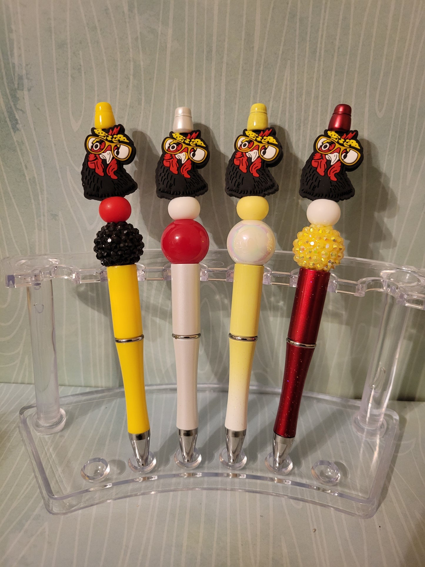 Chicken Beaded Pens