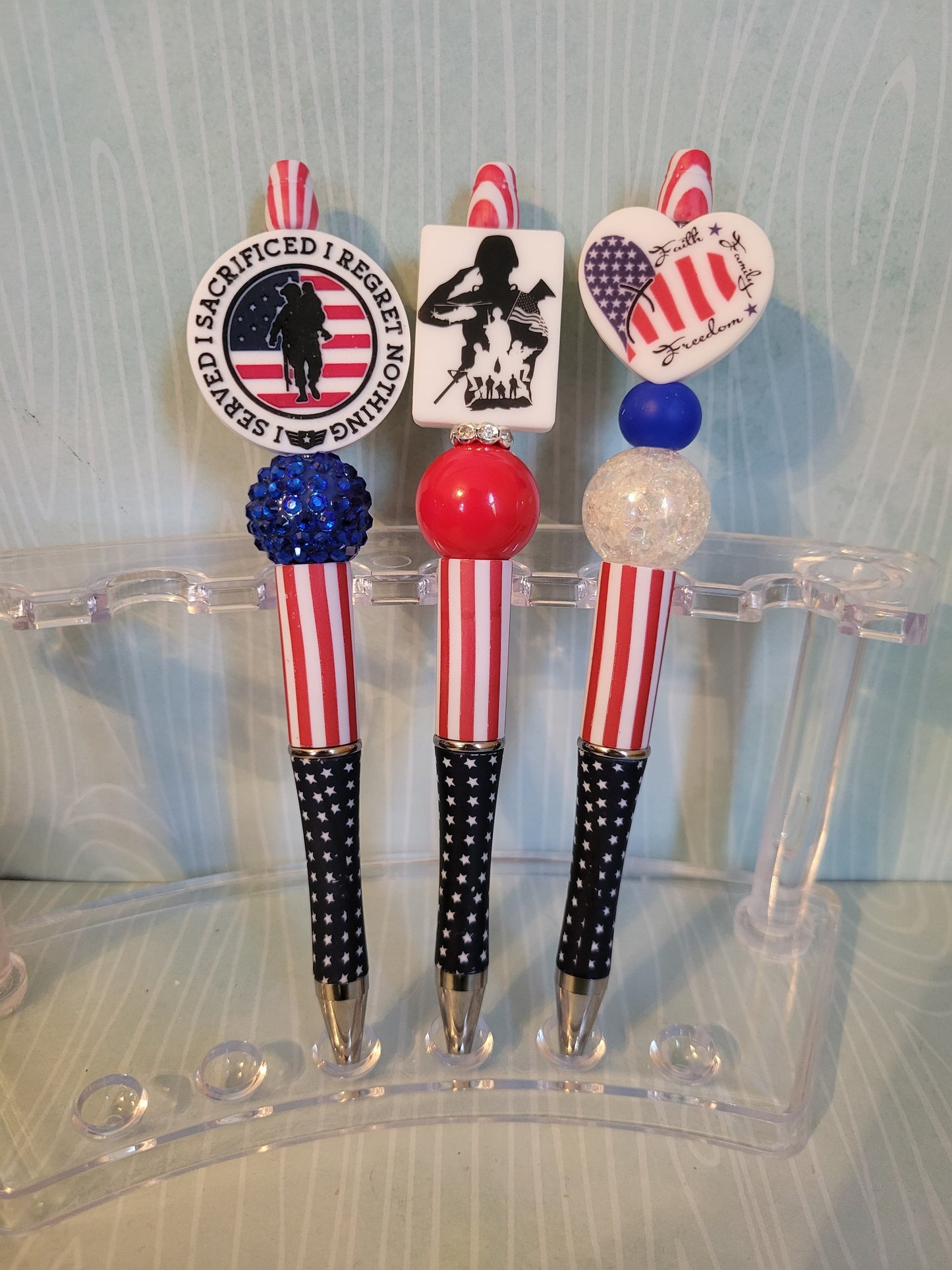 USA Beaded Pens