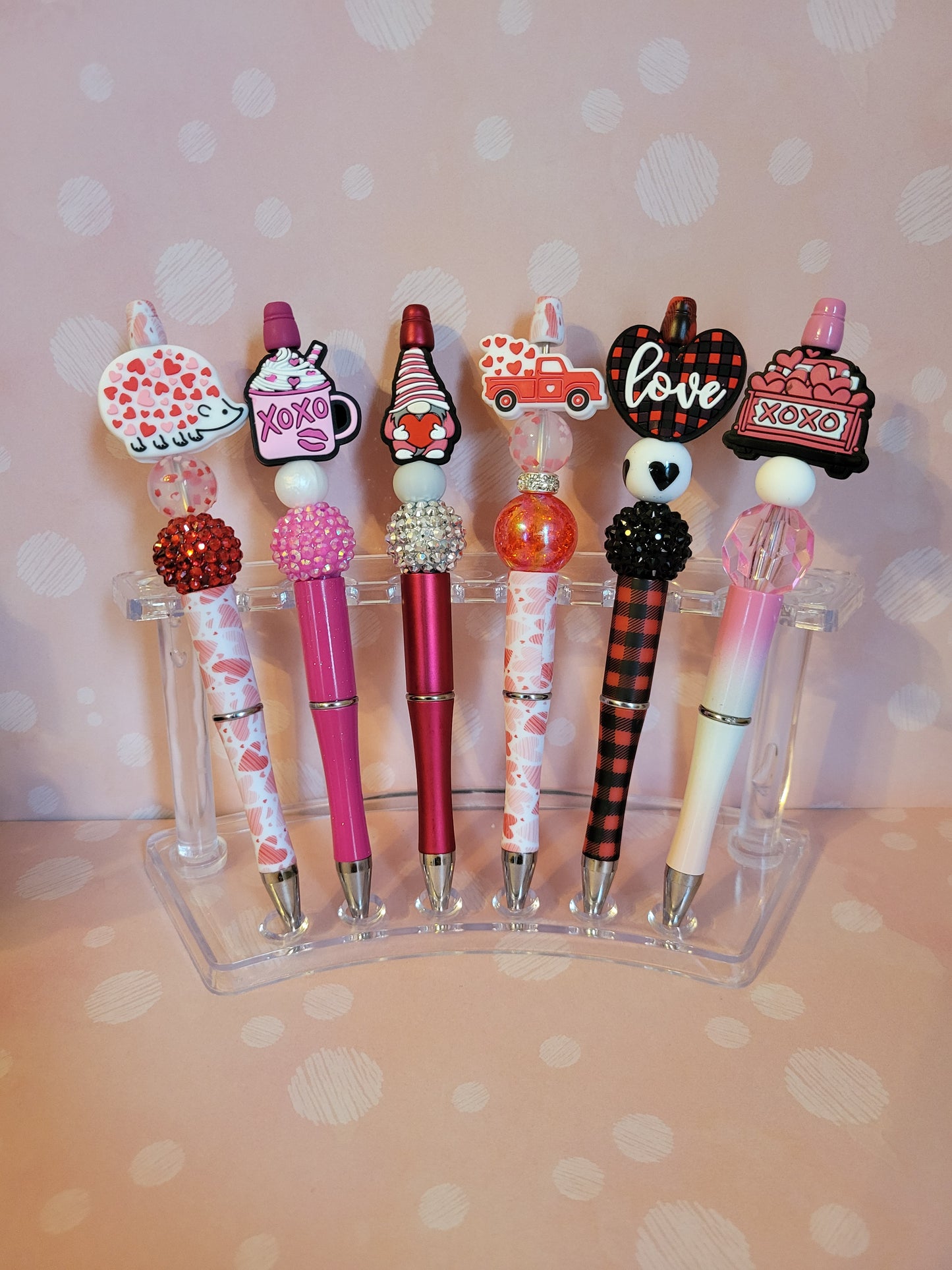 Valentine Beaded Pens