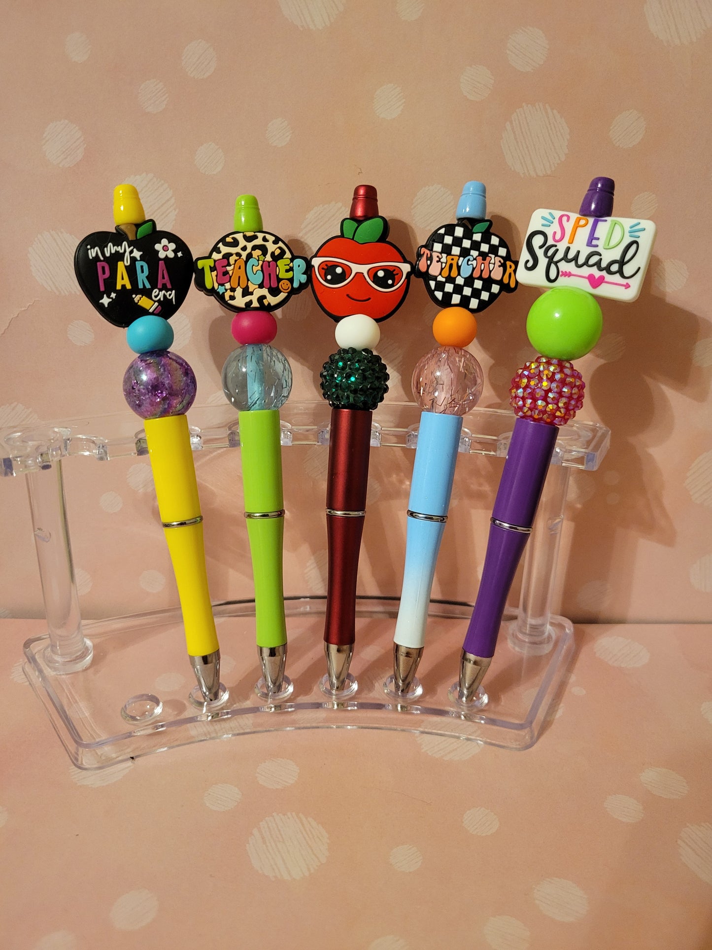 Teacher & Para Beaded Pens