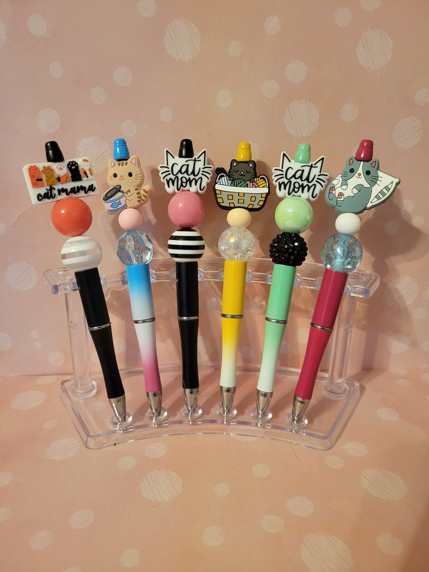 Cat Beaded Pens