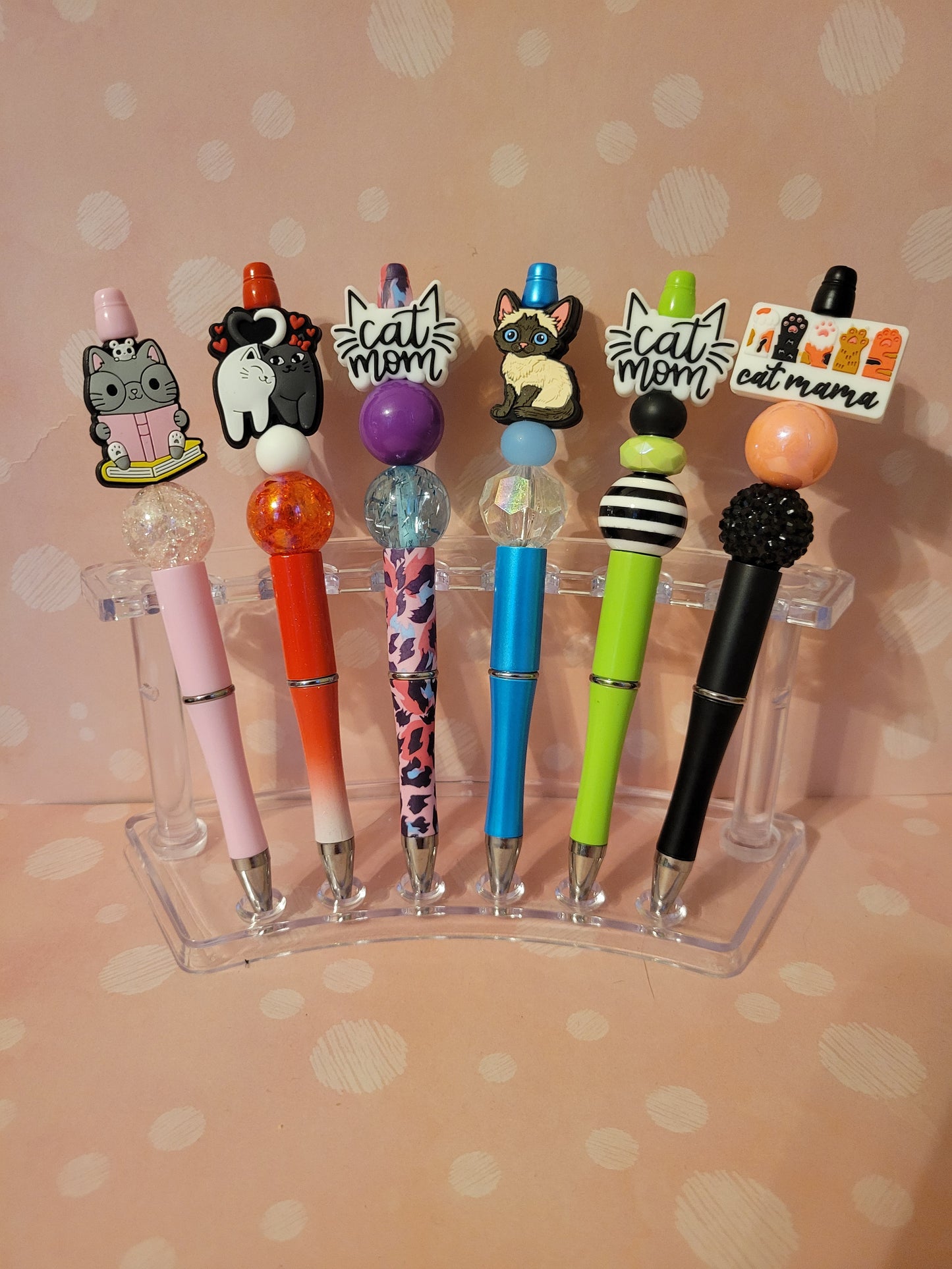 Cat Beaded Pens