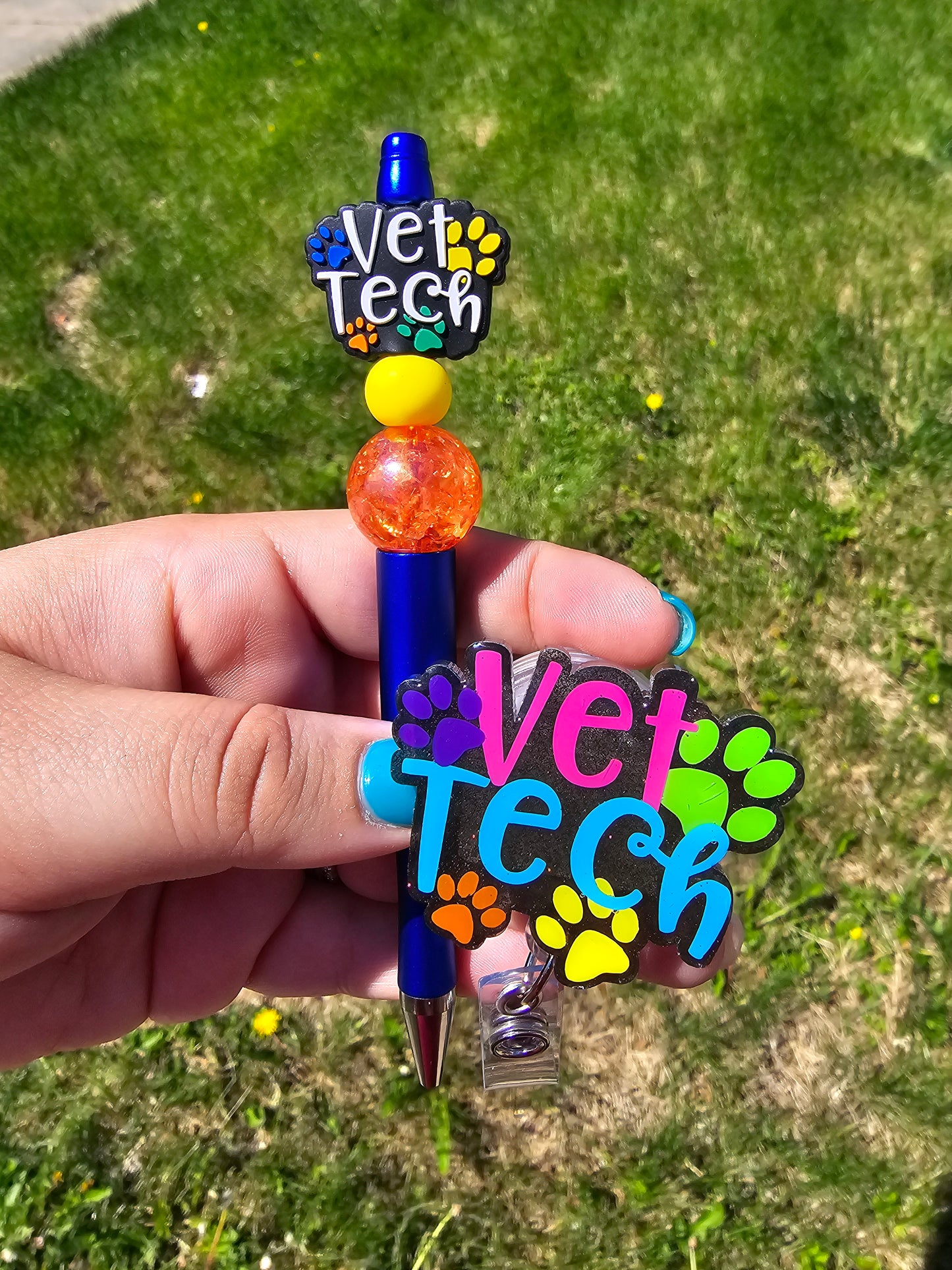 Vet Tech Badge Reel