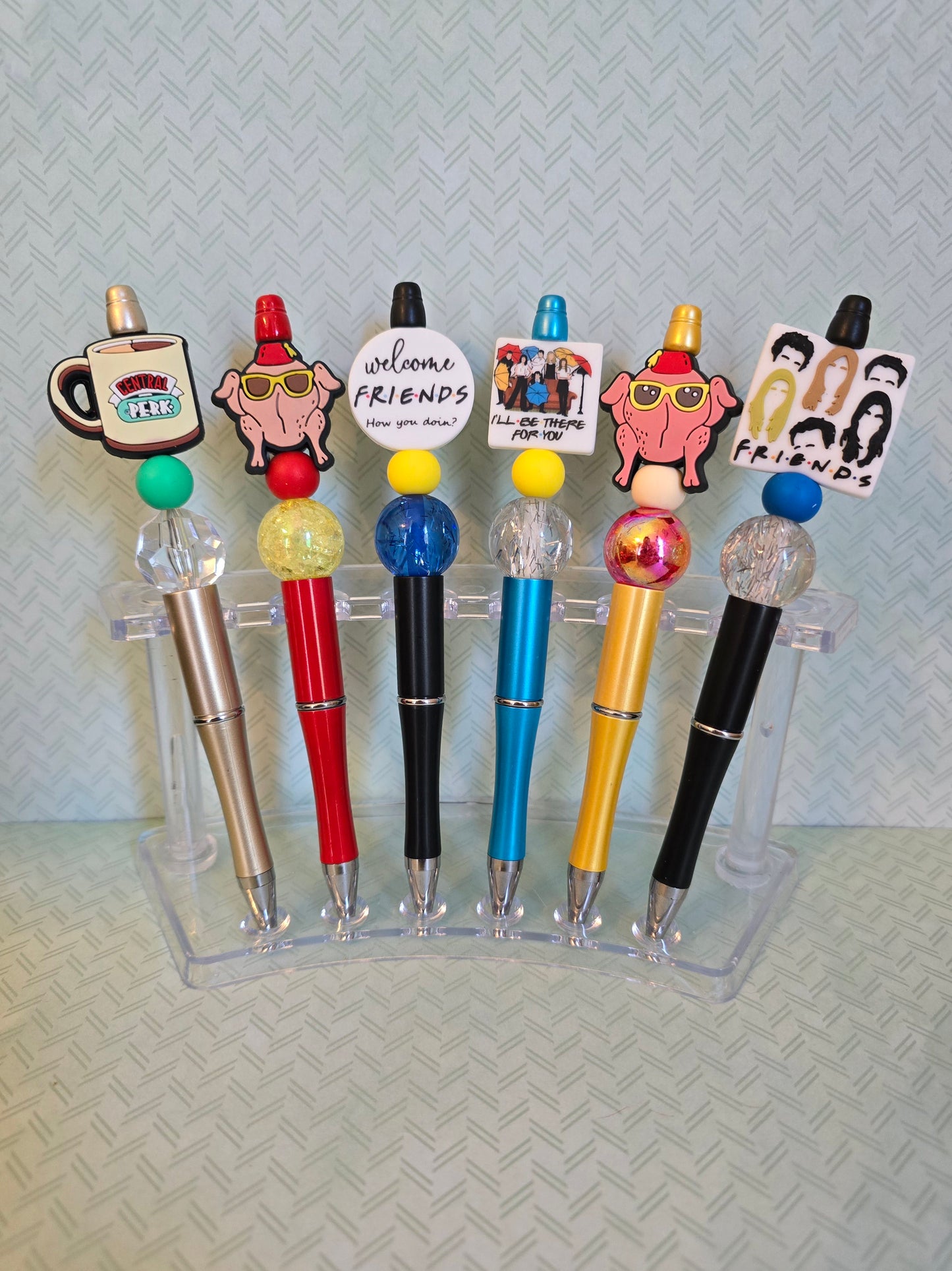 Friends Beaded Pens ×2