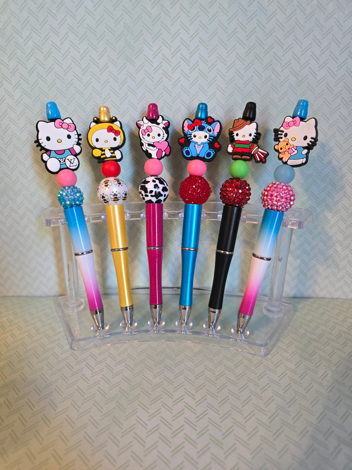 Kitty Beaded Pens