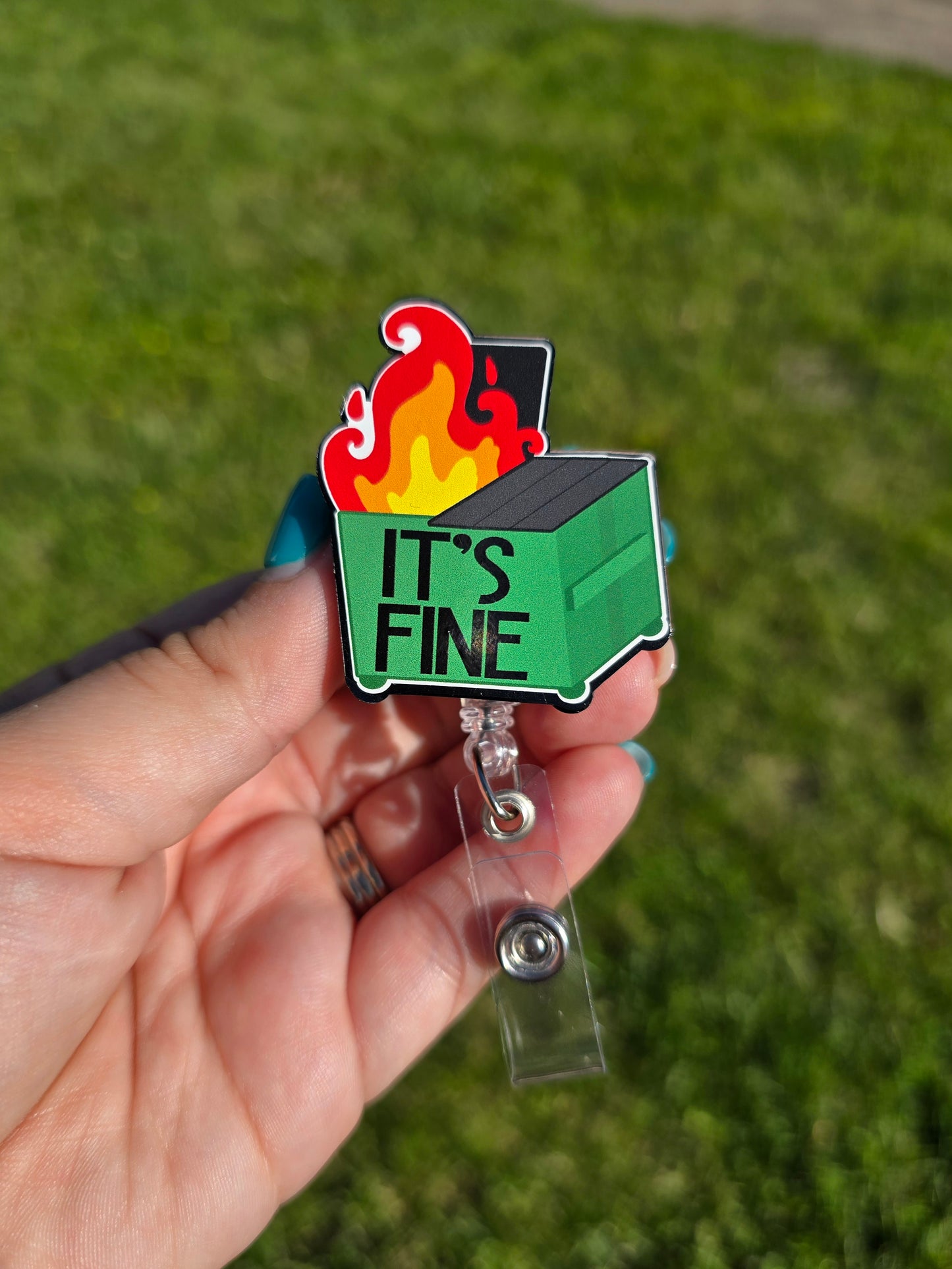 Dumpster Fire Badge Reel