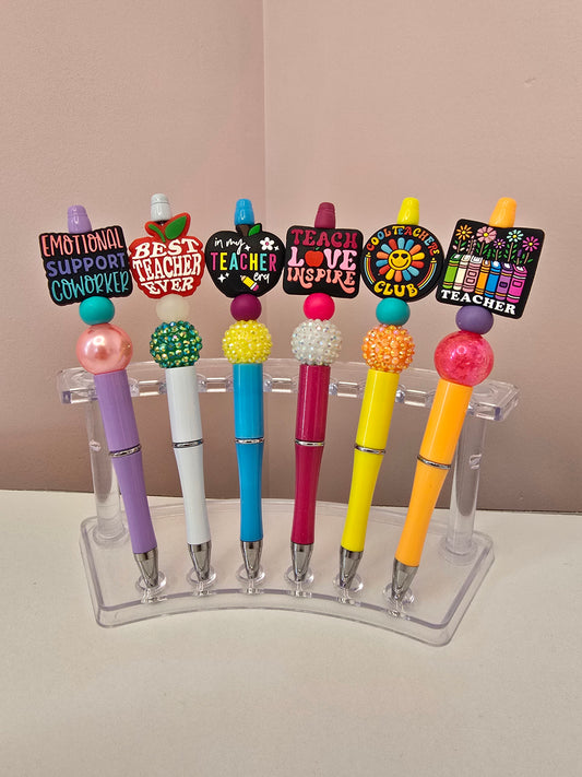 Teacher Beaded Pens