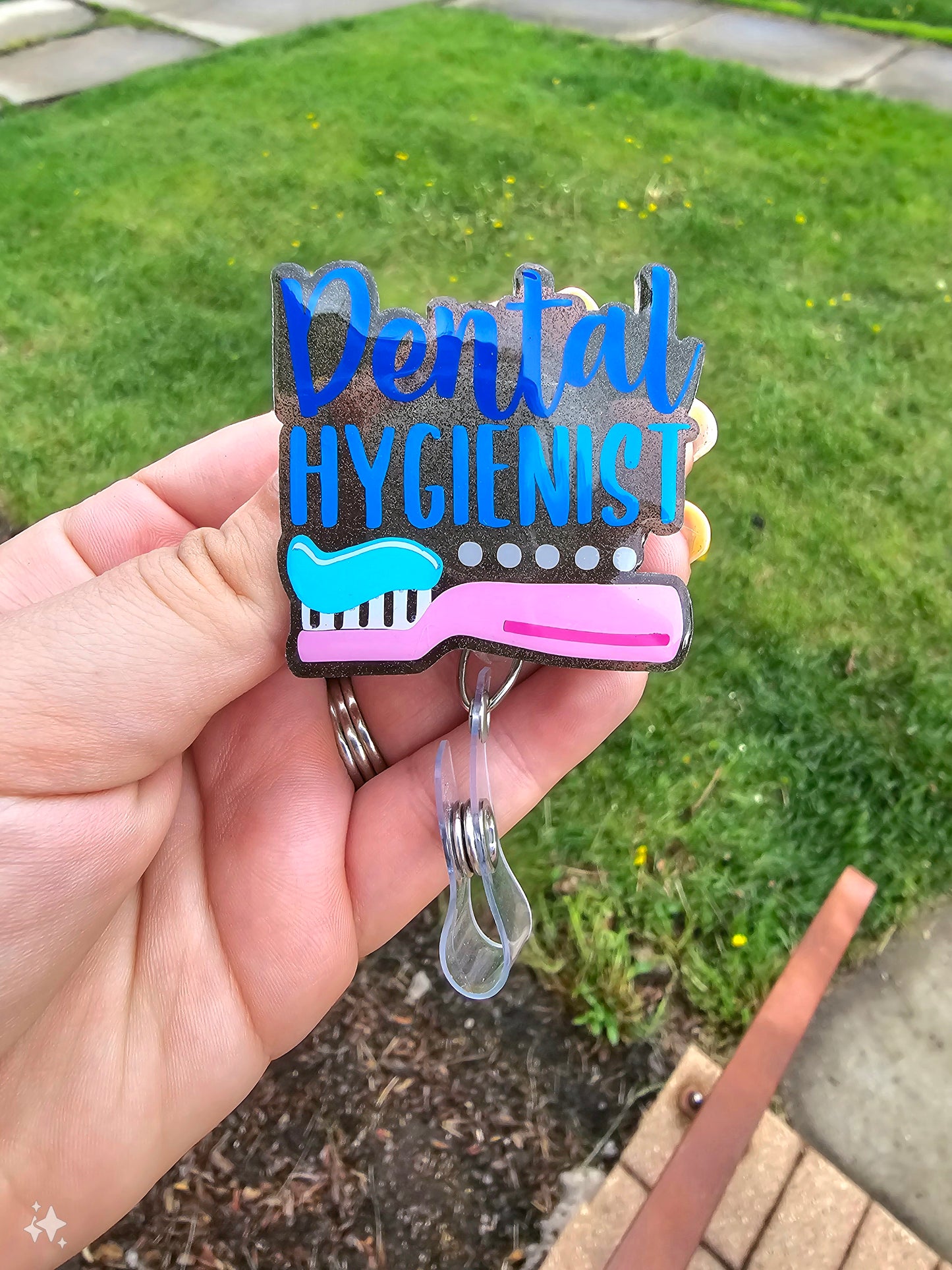 Dental Hygienist Badge Reel