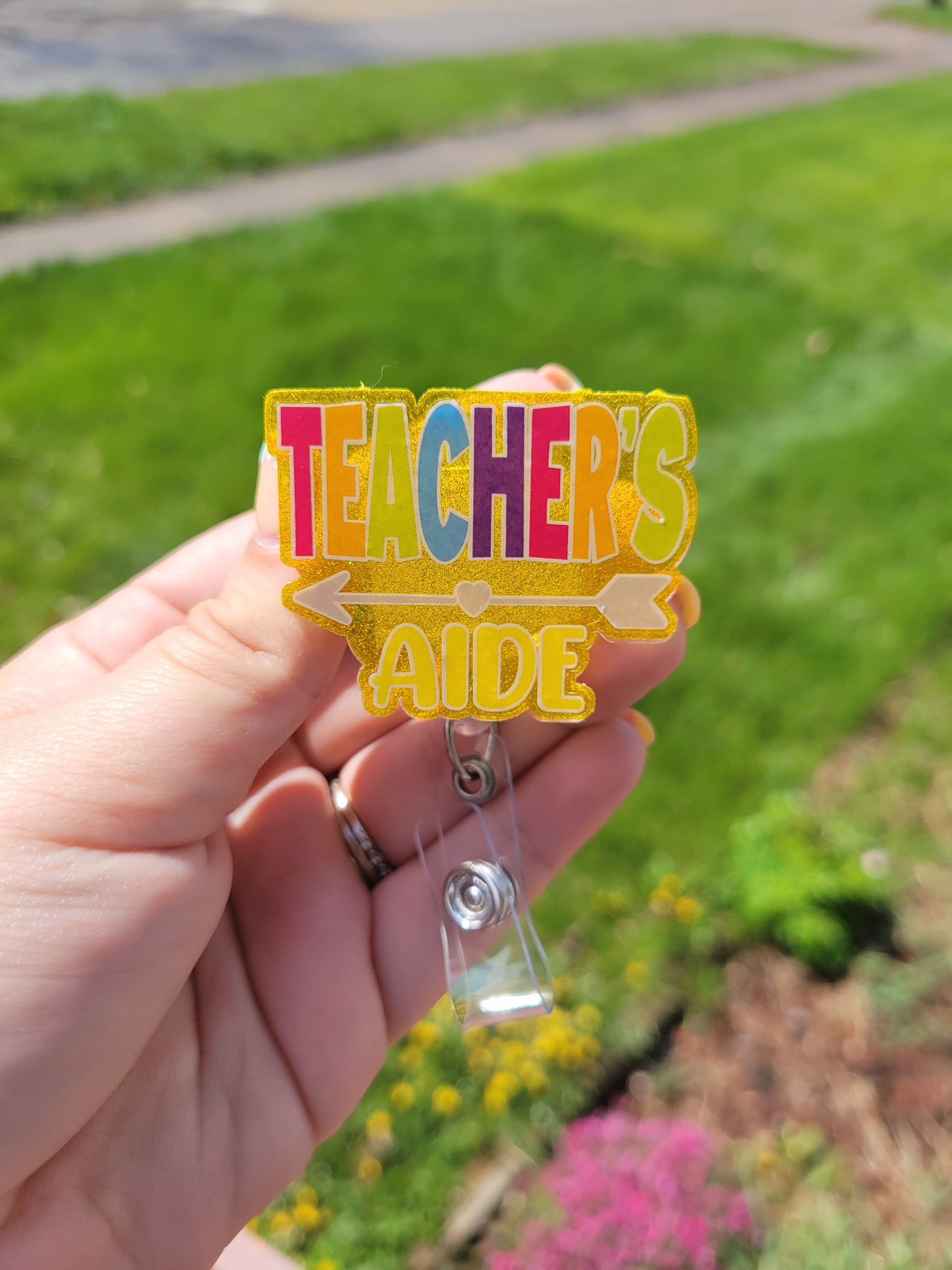 Teacher's Aide Badge Reel